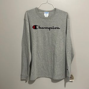 Men’s Champion Heritage L/S Tee | Large | NWT